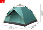GeRRiT Tent Outdoor Supplies Beach 3-4 People Tourist Double Automatic Camping Outdoor Tent Double Camping Tent for Backpacking Fishing