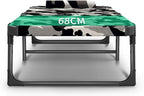 Patio Lounge Chairs Folding Camp Cot,Comfort Folding Military Bed Camping COT with Free Mat Ideal for Camping and Hunting, Indoor Guest Bed, Easy Assemble Recli,A-with Mattress
