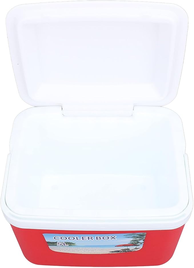 SIXRUN 5L Portable Cooler Box, Multifunctional Keeps Food Freshness and Drink Cool Insulated for Travel Camping Fishing and Outdoor Activities