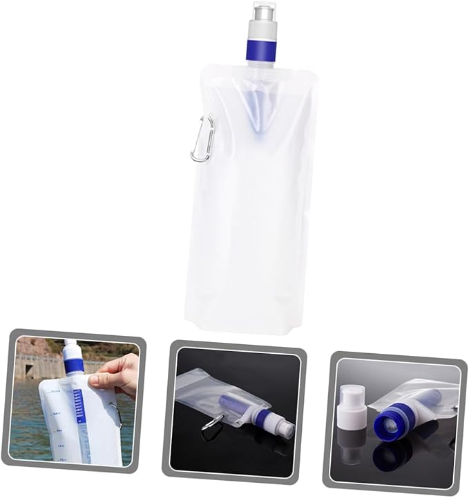 Kisangel 1pc Daily Use Water Filter Bag Portable Folding Water Container for Camping Hiking Outdoor Activities Convenient and Lightweight Hydration