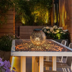 Solar Lanterns Outdoor Waterproof Garden Decorative Lights Owl Hanging Solar Lanterns for Patio, Table, Pathway, Balcony, Lawn, Yard Decor 2 Pack