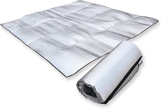 Folding Mat Pad Camping Sleeping Pads Aluminum Foil Camping Mat Foam Foil Blanket for Outdoor Sleeping