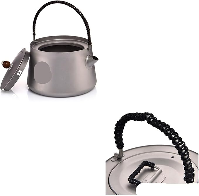 Compatible for Widesea Camping Titanium Tableware Set Cookware Tourism Cauldron Outdoor Cooking Pot Picnic Kitchen Hiking Trekking Equipment