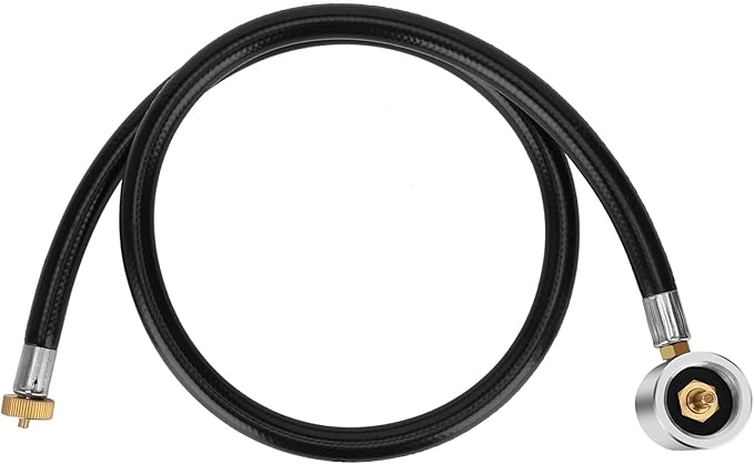 WADEO Dual Fuel Camping Stove Replacement Hose, 3FT CGA600 & M16*1 Propane Regulator Hose for Portable Propane & Butane Camping Gas Stove