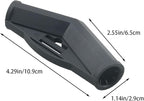 2PCS Black Nylon Gazebo Awning Foot Angle Center Connectors Outdoor Camping Tent Frame Fixing Accessories 140 Degree Two Way Fitting Suitable for DIY Storage Frameworks