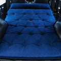 Self-Inflating Car Air Mattress for Toyota 4Runner 2010-2025 SUV 5-Seater, 5cm Thick Portable Foldable Double/Single Bed for Camping Travel,Suede Fabric Blue
