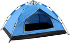 2 Person/3 Person Backpacking Tent, Easy Setup Beach Canopy Tent Sun Shade, Lightweight Portable Camping Tent for Camping, Festivals, Backyard, Beach (Color : /Blue, Size : 3 Person)
