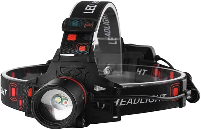 UV Headlamp Rechargeable, Headlamp Ultraviolet Light LED Blacklight Headlight 395nm Head Torch Zoomable for Night Fishing, Scorpions Hunting, Auto Oil and HVAC Leaks (UV+White Light)