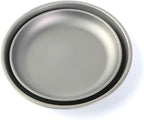 Plates Outdoor Camping Tableware Dishes Set Hiking Travel Ultralight Portable Plate (Color : Large)