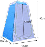 Camping Tent,Shower Tent, Portable Shower Tent, Beach Shower Toilet Changing Tent Sun Rain Shelter Tent for Outdoor Camping, Beach, Photography(Blue)