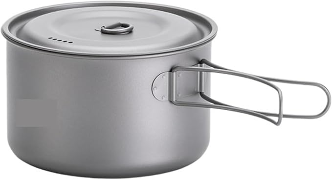 Light Titanium Tableware Outdoor Picnic Camping Cookware Pot Pan Frying
