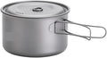 Light Titanium Tableware Outdoor Picnic Camping Cookware Pot Pan Frying