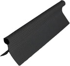 5.4 Yards Awning Rail Piping, Black Awning Rail Insert with Solid PVC Core, 6mm Double Flap Awning Tent Piping Insert for RV Camping Caravan Camping Tent Accessories