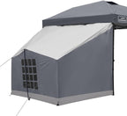 KAMPKEEPER Canopy Side Tent, Camping Canopy Tent for 10x10 Pop Up Canopies, Cube Tents, Gazebo Room Compatible with 10' Wide Canopies(Canopy Not Included)