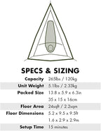 Tentsile UNA V3 Solo Tree Tent Hammock, 1-Person Capacity, Anti-Roll System, Ratchet and Straps Included, Portable Tree House Shelter, Designed in The UK