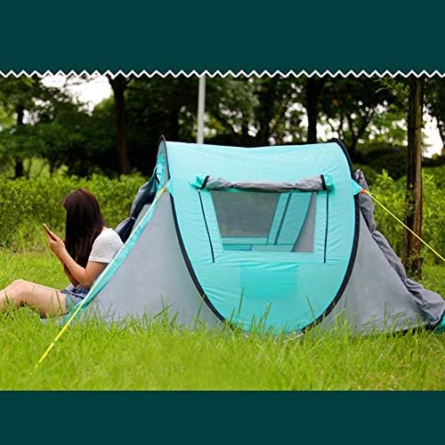 Tent Automatic Camping Tent Easy Setup Tent Family Portable Outdoor Hiking Beach Tent Sun Protection Shelter 5-8 Person Waterproof
