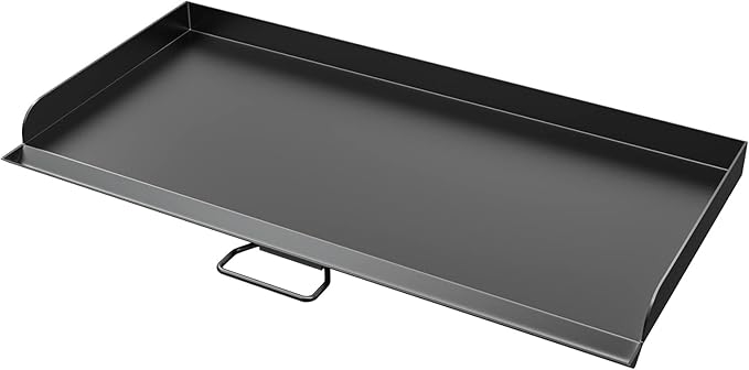 AJinTeby Fry Griddle for Camp Stove Griddle, 16 x 38 inch Flat Top Cooking Griddle for Camp Chef 3 Burner Griddle, BBQ Camping Grills Flat Top Plate, Outdoor BBQ Camping Grills Accessories