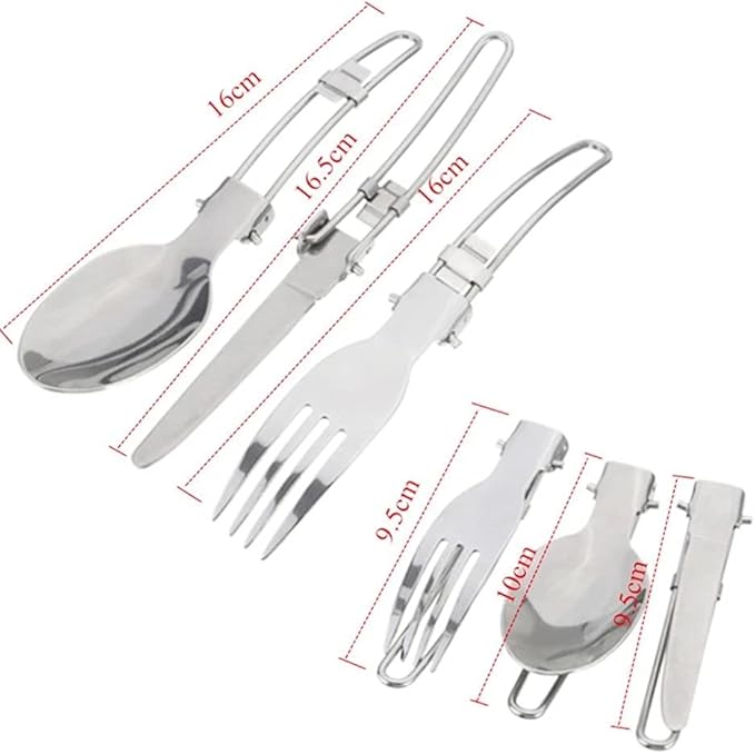 Outdoor Tableware Skillful Manufacture Outdoor Camping Hiking Cookware Cooking Camping Kettle Kits (Color : B) (C)