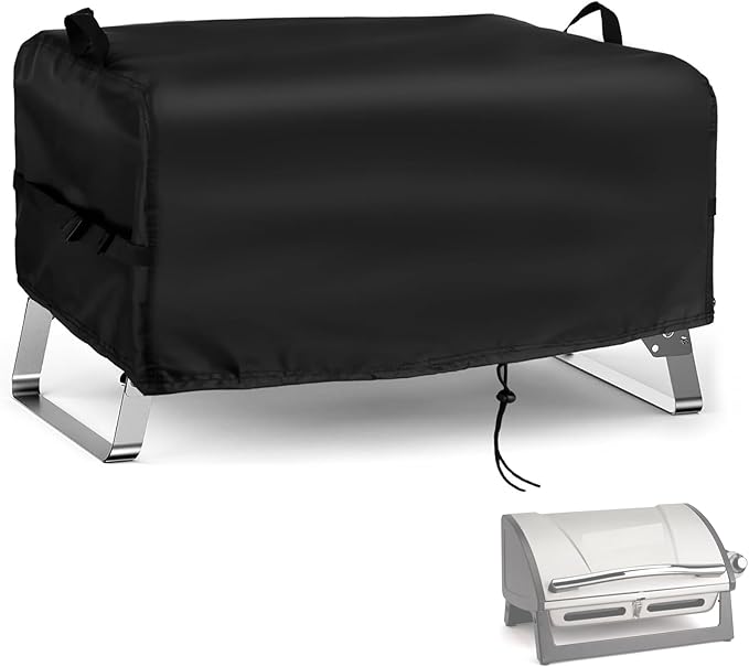 Grill Cover for Cuisinart Portable Gas Grill CGG-059A/CGG-180T, 21inch Outdoor BBQ Grill Cover Waterproof for Camping Table Top Propane Grills-21 L x 12" W x 10" H
