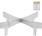 Fire Pit Cooking Frame for Solo Stove Mesa XL, Mesa – Transform Your Tabletop Fire Pit into Camping Cook Stove with This Accessory. Replacement for Titan, Campfire Cooking Ring (for MESA or Titan)