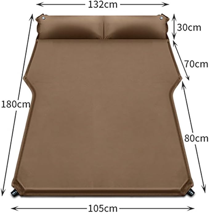 Car Inflatable Mattress for Kia EV6/Ev6 GT 2022 2023 2024 Back Seat Air Mattress Thickened Air Bed Cushion Rear Trunk Sleeping Mattress Camping Travel,Green01