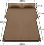 Car Inflatable Mattress for Hyundai Santa Fe/Grand Santa Fe TM/DM/CM/SM 2001-2024 Back Seat Air Mattress Thickened Air Bed Cushion Rear Trunk Sleeping Mattress Camping,Green01