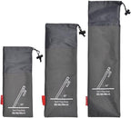 3PCS Camping Tent Stakes Sleeve Tent peg Storage Bag Camp Accesorries Bag(L, M, S)