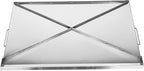 VEVOR Stainless Steel Griddle, 36x22 inch Universal Flat Top Rectangular Plate, Gas Grill Griddle for BBQ Grill, Teppanyaki, Portable Family Cookware with Handle, for Camping Tailgating Party