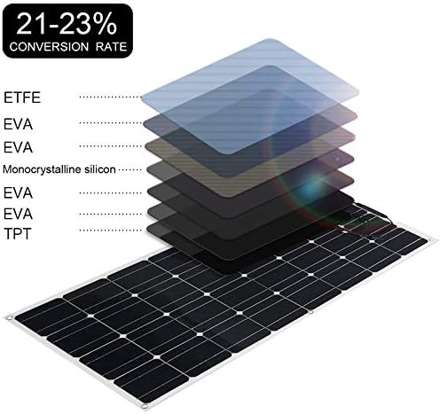 500W Solar Panel 18V Battery Charger Cell Monocrystalline for Camping Motorhome Power Bank Flexible RV Yacht 500W Power System