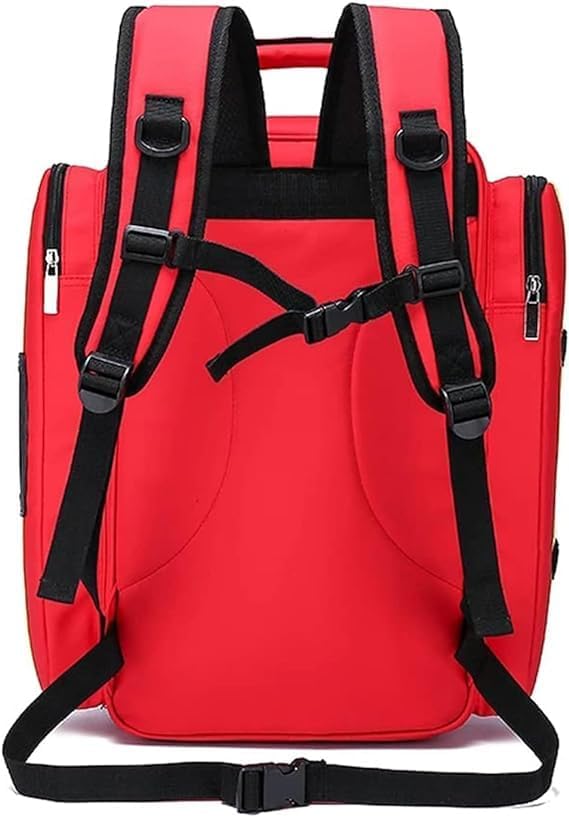 Empty First Aid Backpack Camping Emergency, Medical Bag Responder Storage Survival Trauma for Hiking(A02)