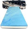 FoamRush 12" x 31" x 78" Camping Cot Gel Memory Foam RV Mattress Replacement, Medium Firm, Comfort, Pressure Relief Support, Made in USA, Travel Camper Trailer Truck, Cover Not Included