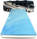FoamRush 5" x 39" x 80" Bunk, Camping Cot Gel Memory Foam RV Mattress Replacement, Medium Firm, Comfort, Pressure Relief, Made in USA, Travel Camper Trailer Truck, Cover Not Included