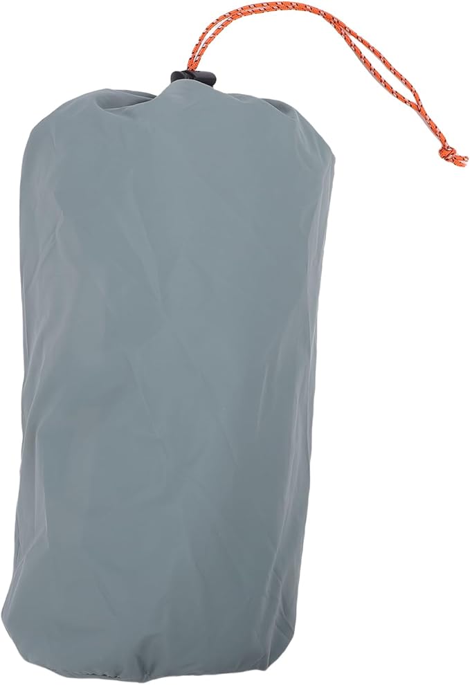 Asixxsix Double Sleeping Pad, Self Inflating Camping Mattress with Foot Pump Pillow for Backpacking Adults Couples (Grey)