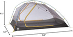 Sierra Designs Meteor Lite Ultralight Shelter, Freestanding Lightweight Backpacking & Camping Tent, 2 Doors, Stargazer Rain Fly, Aluminum Poles (Two or Three Person)