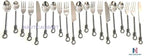 Twist and Shout Stainless Steel Flatware Set Service for Persion Modern Silverware Utensils Set Kitchen Restaurant, Wedding, Party Dinnerware Accessories (3 Set)