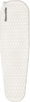 Naturehike Self-Inflating Sleeping Mat Lightweight Comfortable Asleep Pad 1.4" Sponge Filling Ergonomic for Hiking Picnicking Outdoor Activities & Family Camping Portable Foldable (White-Mummy)