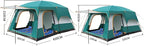Family Tunnel Tent Large Dome Tent with Extra Large Sleeping Compartments and Vestibule Camping Hiking Tent for Family, Festival, Mountaineering