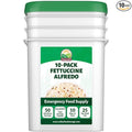 Valley Food Storage Fettuccine Alfredo | 10-Bag Bucket, 50 Servings | Premium Emergency Food Supply, 25 Year Shelf Life | Survival Meal Kits, Prepper Food, Camping & Long Term Food Storage | Packaged in USA