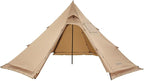 VEVOR Hot Tent, Camping Tipi Hot Tents with Stove Jack, Portable Winter Camping Tents with Snow Skirt, Easy Setup, Waterproof 4 Season Shelter Tents for Fishing Backpacking
