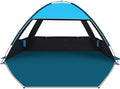 COMMOUDS Beach Tent Sun Shade for 3/4/6/8 Person, UPF 50+ Beach Sun Shelter Canopy Tent, Lightweight, Easy Set Up and Carry