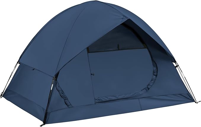 Spacious Waterproof 2/4 Person 4-Season Tent with Big Rain Fly – Versatile Outdoor Camping Tent for Hiking, Backpacking, and Festivals – Easy Setup & Durable Design