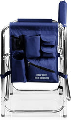 Picnic TIME NFL Unisex-Adult NFL Sports Chair with Side Table, Beach Chair, Camp Chair for Adults