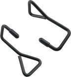 4PCS Heavy Duty Triangular Metal Hooks Outdoor Camping Tent Hooks Hanging Plant Basket for Kitchen Utensils Spoons Pots Pots Utensils Clothes Jeans Bag Towel Black