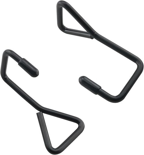 4PCS Heavy Duty Triangular Metal Hooks Outdoor Camping Tent Hooks Hanging Plant Basket for Kitchen Utensils Spoons Pots Pots Utensils Clothes Jeans Bag Towel Black