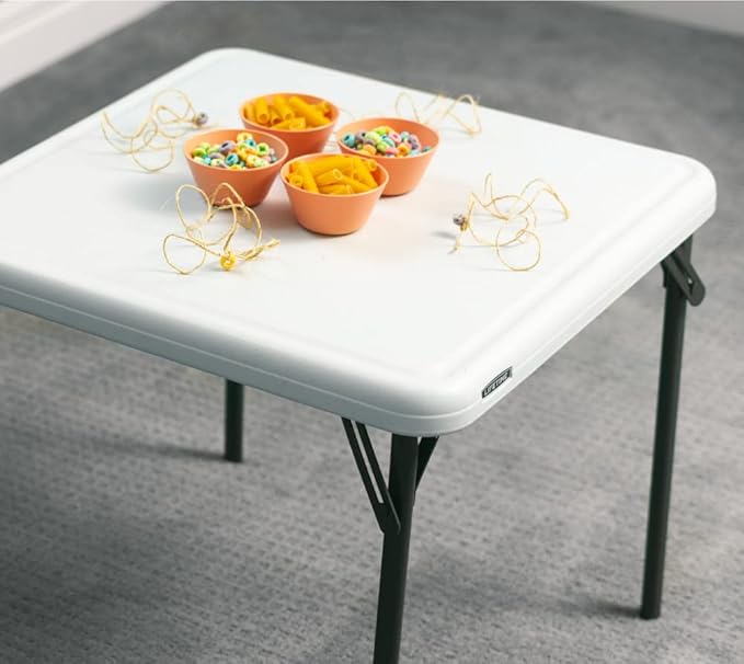 LIFETIME 80425 Kids Folding Table, Almond, 24"