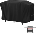 Grill Cover for Weber 28" Griddle, 55inch Outdoor Grill Cover Waterproof for 3 Burner Gas Griddle and Flat Top BBQ Grill-55 L x 20" W x 34" H