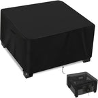 Propane Stove Cover for GasOne 10.4” Single Propane Burner, Portable Gas Stove Cover Waterproof Camping Burner Cover Outdoor Propane Gas Cooker Cover- 11”L x 11”W x 5”H, Black