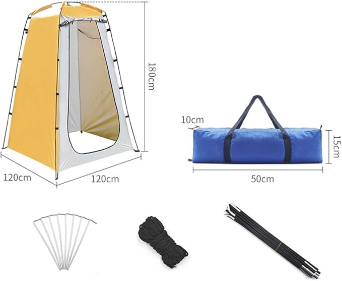 Camping Tent,Shower Tent, Portable Outdoor Shower Tent,120x120x180cm Shelter Tent for Fishing, Showering,Outdoor Toilets