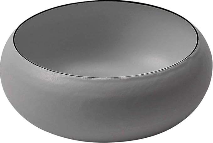 Ovject O-EBL12.5-MGY Camping, Outdoors, Made in Japan, Dish, Small Bowl, Bowl, Enamel, Heat Resistant, Oven, Direct Fire, 4.9 inches (12.5 cm), Matte Gray