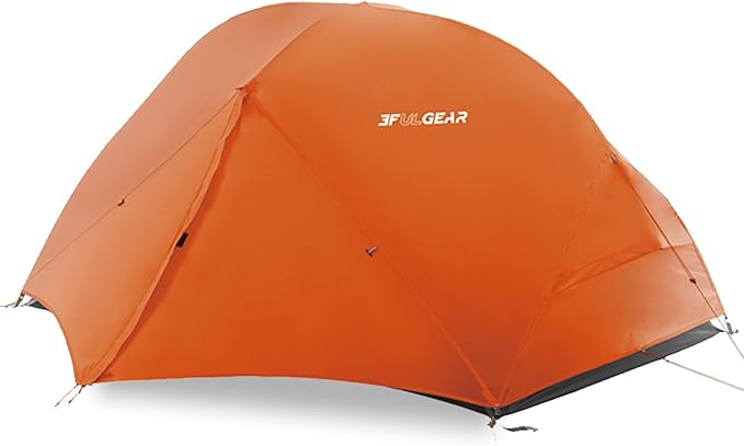 3FULGEAR Backpacking Tent, Floating Cloud 2 Easy Setup 2 Person 3/4 Season Ultralight Tents Waterproof Windproof Double Layer Lightweight Outdoor Tent for Camping, Hiking, Hunting, Survival